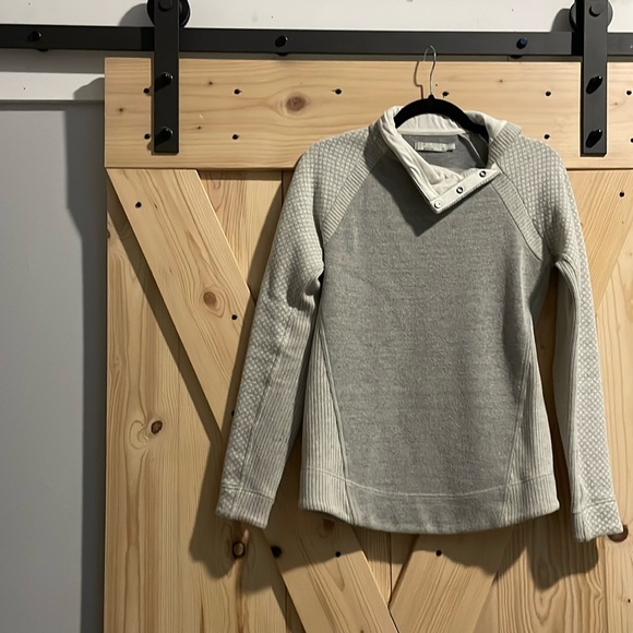 Prana Sweaters - Small Prana wool blend light gray sweater